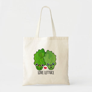 Liebe Lettuce Funny Veggie Pun Tragetasche