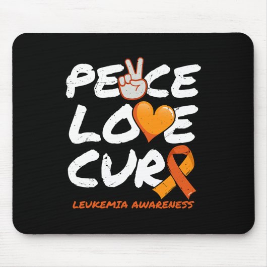 Liebe - Leukämie Bewusstsein Mousepad (Vorne)