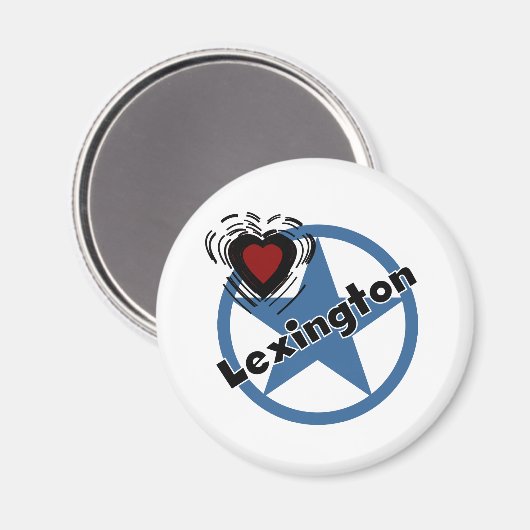 Liebe Lexington Magnet (Vorderseite/Rückseite)