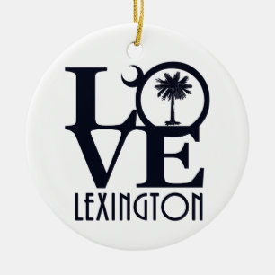 LIEBE Lexington SC Keramik Ornament