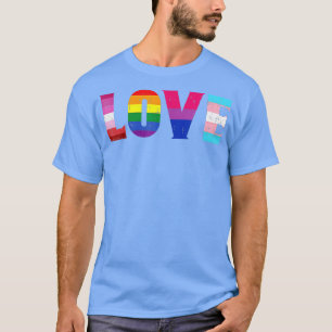 Liebe LGBT Pride Ally Lesbian Gay Bisexual Transge T-Shirt