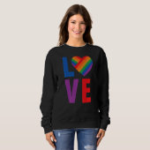 Liebe LGBT Pride Sweatshirt (Vorne ganz)