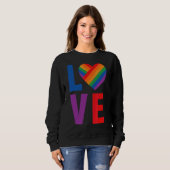 Liebe LGBT Pride Sweatshirt (Vorne ganz)