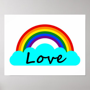 Liebe - LGBT Rainbow Poster