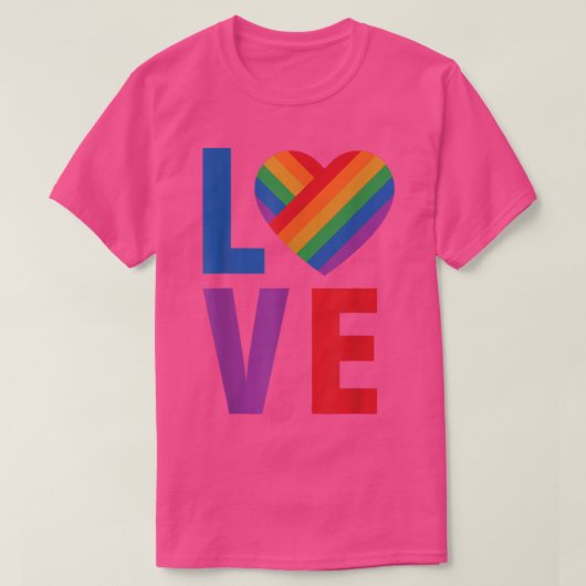 Liebe LGBT T-Shirt (Design vorne)