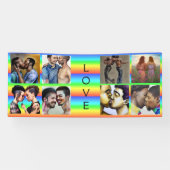Liebe LGBTQIA+ Gleichstellung und Prix-Kundgebung Banner (Horizontal)