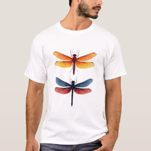 Liebe Libellen Kind klein einfach Minimalistischer T-Shirt