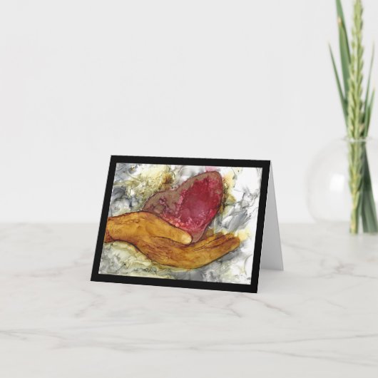 Liebe, Licht, Freude und Hoffnung Karte (Vorderseite)