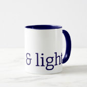 Liebe & Licht Tasse (VorderseiteRechts)