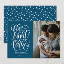 Liebe, Licht und Latkes Foto Hanukkah