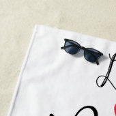 Liebe Lido Locarno Strandtuch (Beispiel)