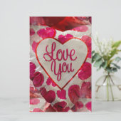 Liebe Liebe Briefpapier (Stehend Vorderseite)