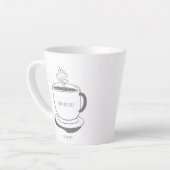 Liebe Liebe den ganzen Kaffee lieben Milchtasse (Linke Ecke)