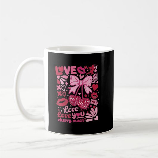 Liebe Liebe, die Sie viel Kirschen Kaffeetasse (Links)