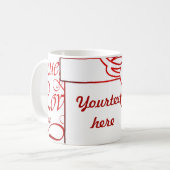 Liebe, liebe,kara,cher,käre,querido,text,Rose, Kaffeetasse (Vorderseite Links)
