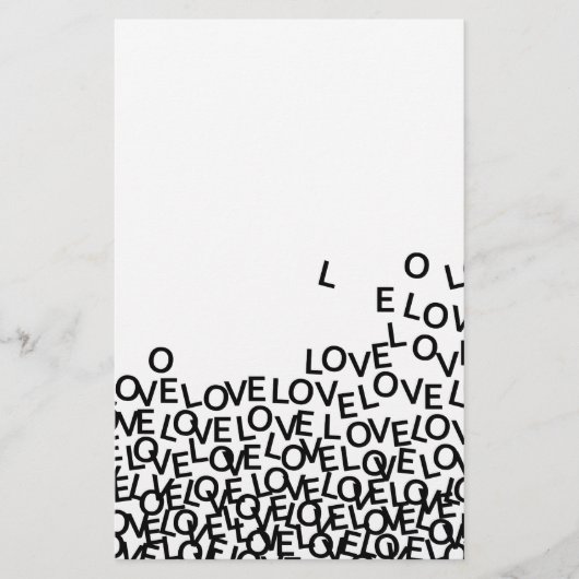 Liebe Liebe Liebe Briefpapier (Vorderseite)