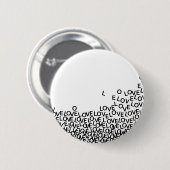 Liebe Liebe Liebe Button (Vorne & Hinten)