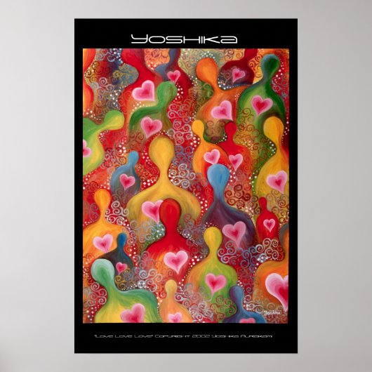 "Liebe Liebe Liebe" drucken Poster (Vorne)