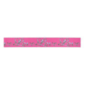 Liebe Liebe Liebe Elegant Rosa Ripsband (Vorderseite)