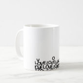 Liebe Liebe Liebe Kaffeetasse (Vorderseite Links)