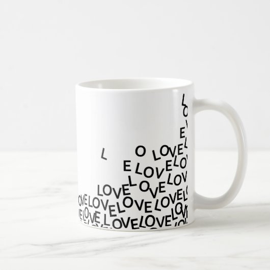 Liebe Liebe Liebe Kaffeetasse (Rechts)