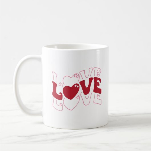 Liebe Liebe Liebe Kaffeetasse (Links)