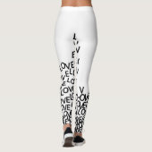 Liebe Liebe Liebe Leggings (Rückseite)