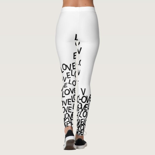 Liebe Liebe Liebe Leggings (Rückseite)