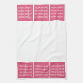 Liebe Liebe Liebe Liebe Küche Handtücher (Vertikal)