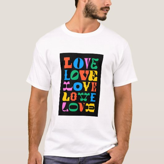 Liebe, Liebe, Liebe, Liebe, Liebe T-Shirt (Vorderseite)
