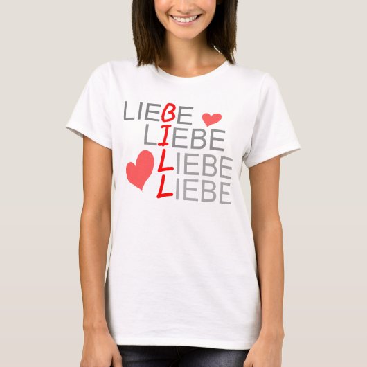 Liebe Liebe Liebe Liebe T - Shirt (Vorderseite)