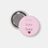 Liebe Liebe Liebe Magnet (Vorderseite/Rückseite)