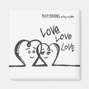Liebe-Liebe-Liebe Magnet