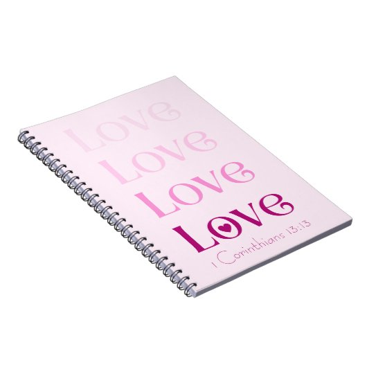 Liebe Liebe Liebe Notebook Notizblock (Rechte Seite)