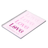 Liebe Liebe Liebe Notebook Notizblock (Linke Seite)