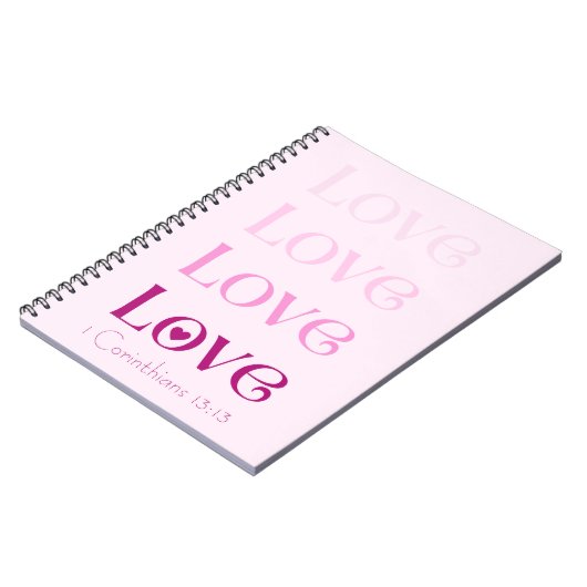 Liebe Liebe Liebe Notebook Notizblock (Linke Seite)