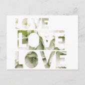 Liebe Liebe Liebe Postkarte (Vorderseite)
