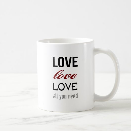 Liebe Liebe Liebe Tasse (Rechts)