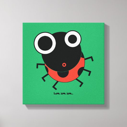 Liebe, Liebe, Liebe von Michele Moses Leinwanddruck (Vorderseite)