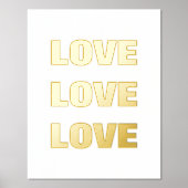 LIEBE LIEBE LIEBE | WALL FOLIENDRUCKE (Vorderseite)