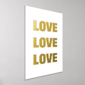 LIEBE LIEBE LIEBE | WALL FOLIENDRUCKE (Ablage )