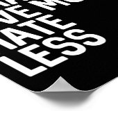 Liebe Liebe mehr Hass weniger Poster (Ecke)