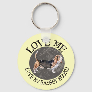 Liebe, Liebe, mein Basset Hound Schlüsselanhänger