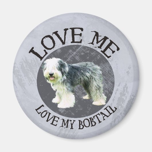 Liebe, Liebe, mein Bobtail Magnet (Vorne)