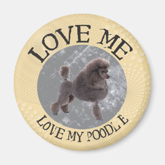 Liebe, Liebe mein Poodle Magnet
