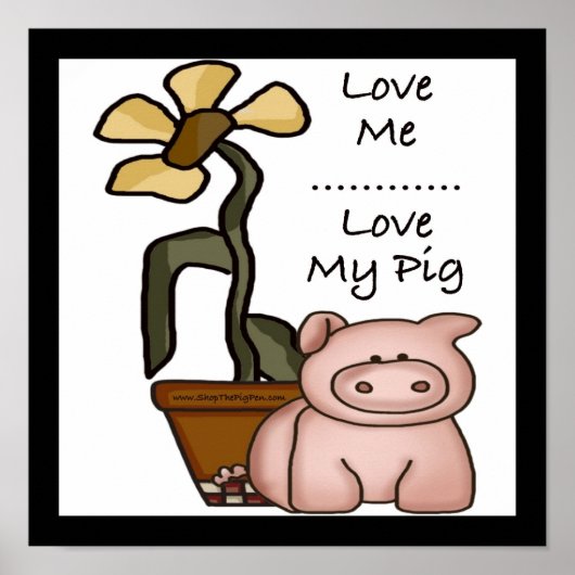 Liebe...Liebe mein Schwein Poster (Vorne)