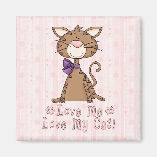 Liebe, Liebe, meine Katze Magnet (Vorne)