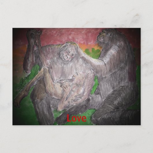 Liebe, Liebe Postkarte (Vorderseite)