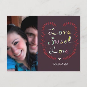Liebe Liebe Postkarte