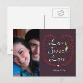 Liebe Liebe Postkarte (Vorne/Hinten)